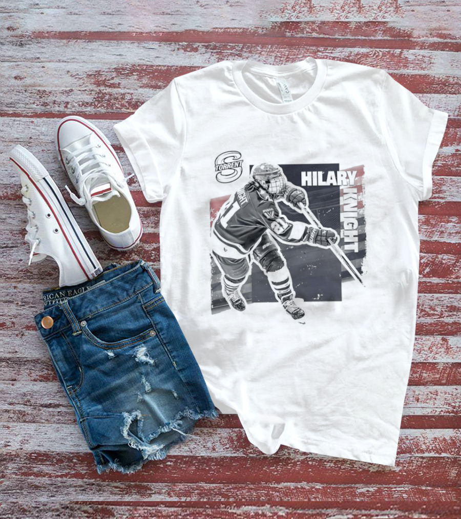 Hilary Knight Seattle Torrent Hockey Player Action T-Shirt