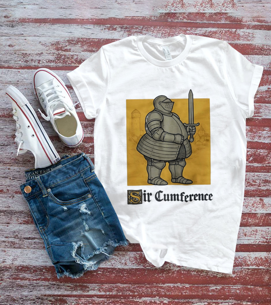 Sir Cumference Chubby Medieval Soldier Holding Sword T-Shirt