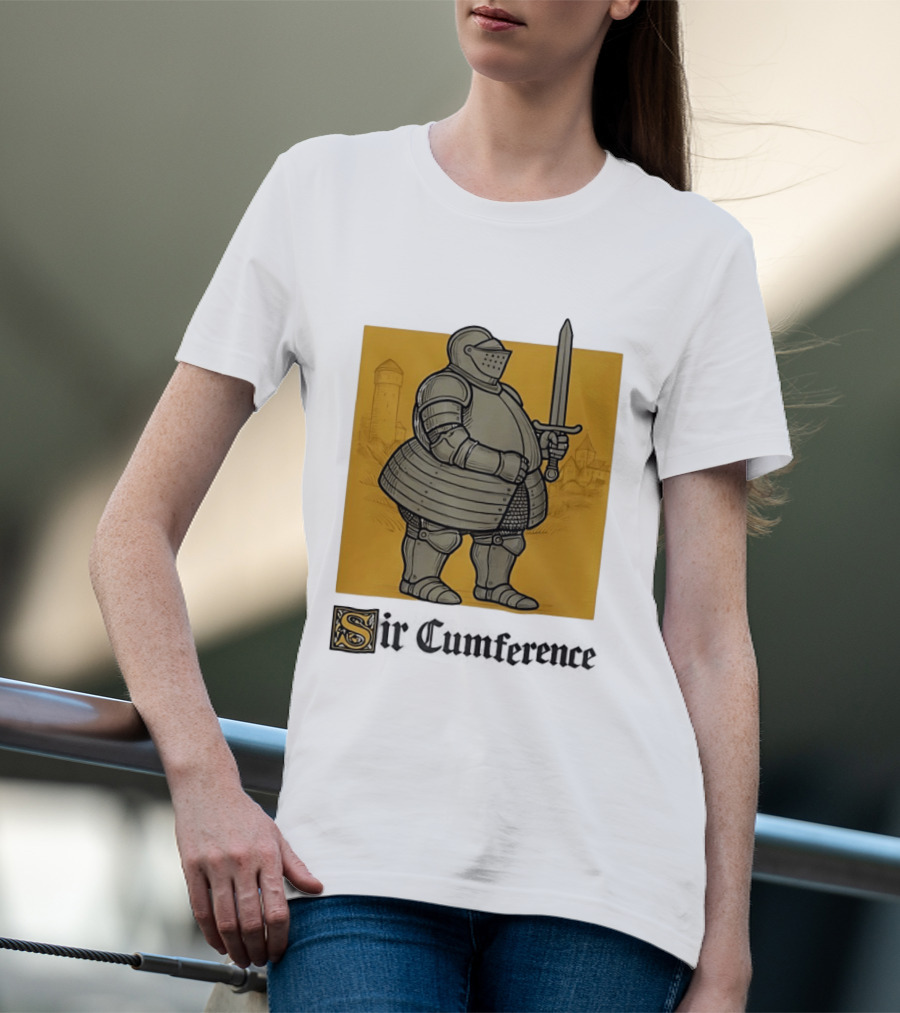 Sir Cumference Chubby Medieval Soldier Holding Sword T-Shirt