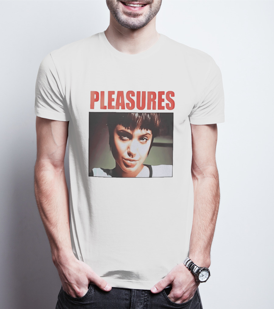Pleasures Angelina Jolie Bold Typography Fashion T-Shirt
