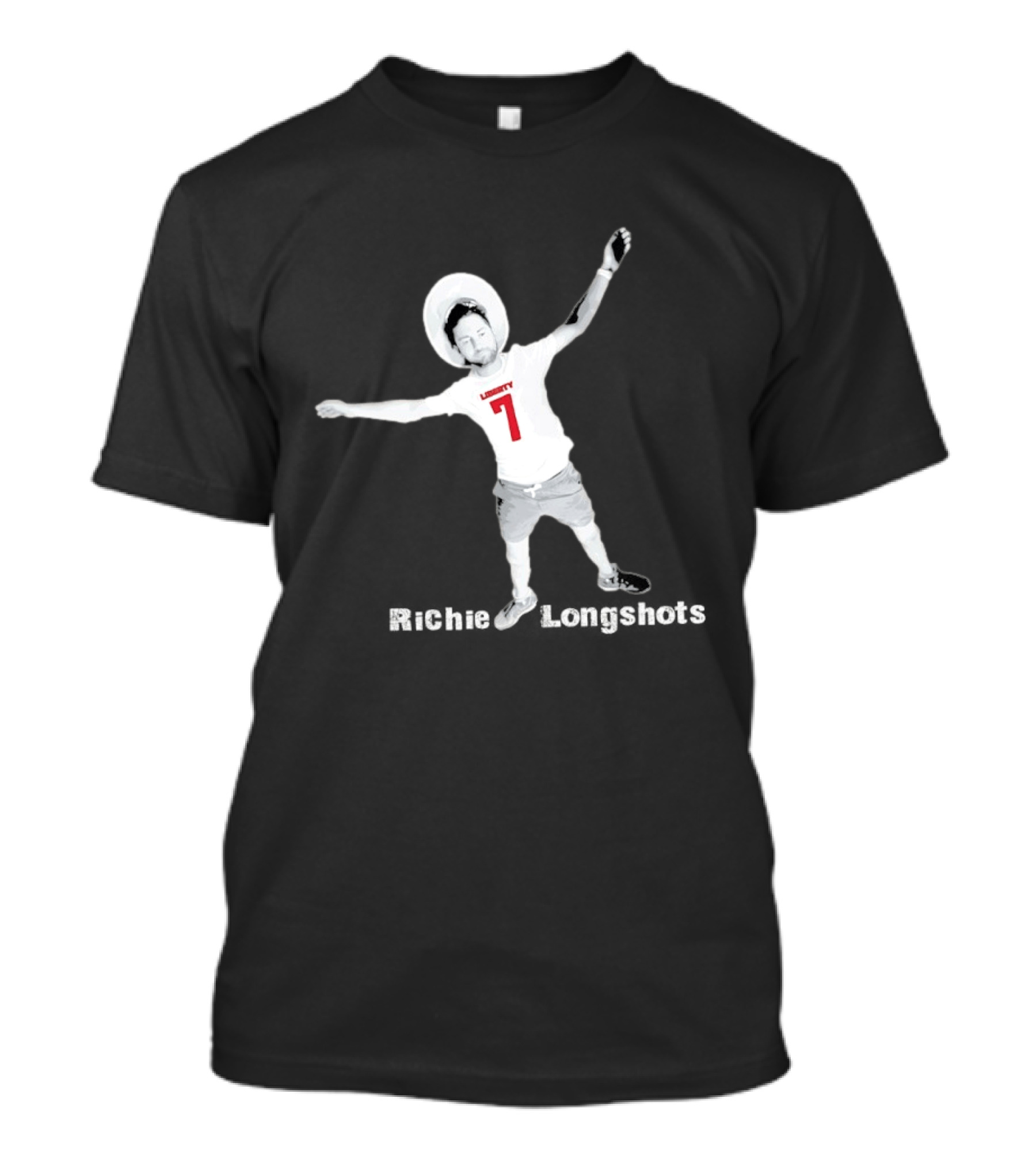 Liberty Flames Richie Longshots Number 7 T-Shirt
