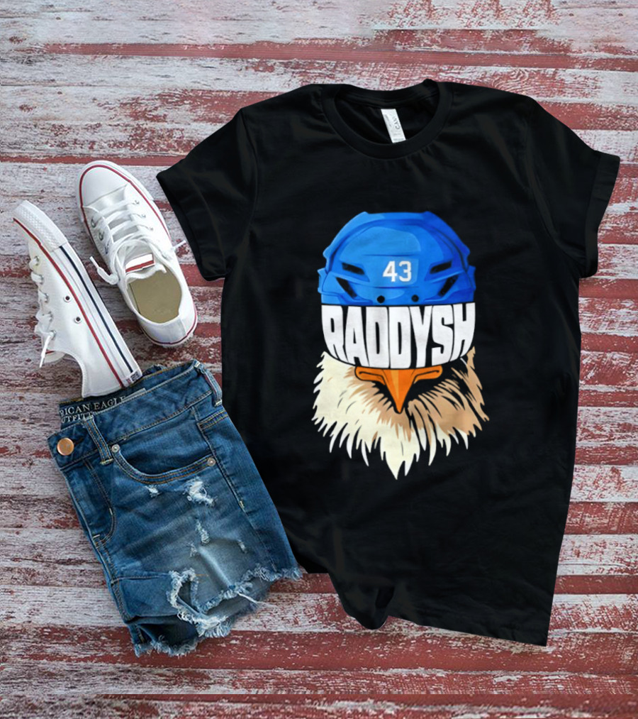 Tampa Bay Lightning Raddysh Bald Eagle 43 Helmet T-Shirt