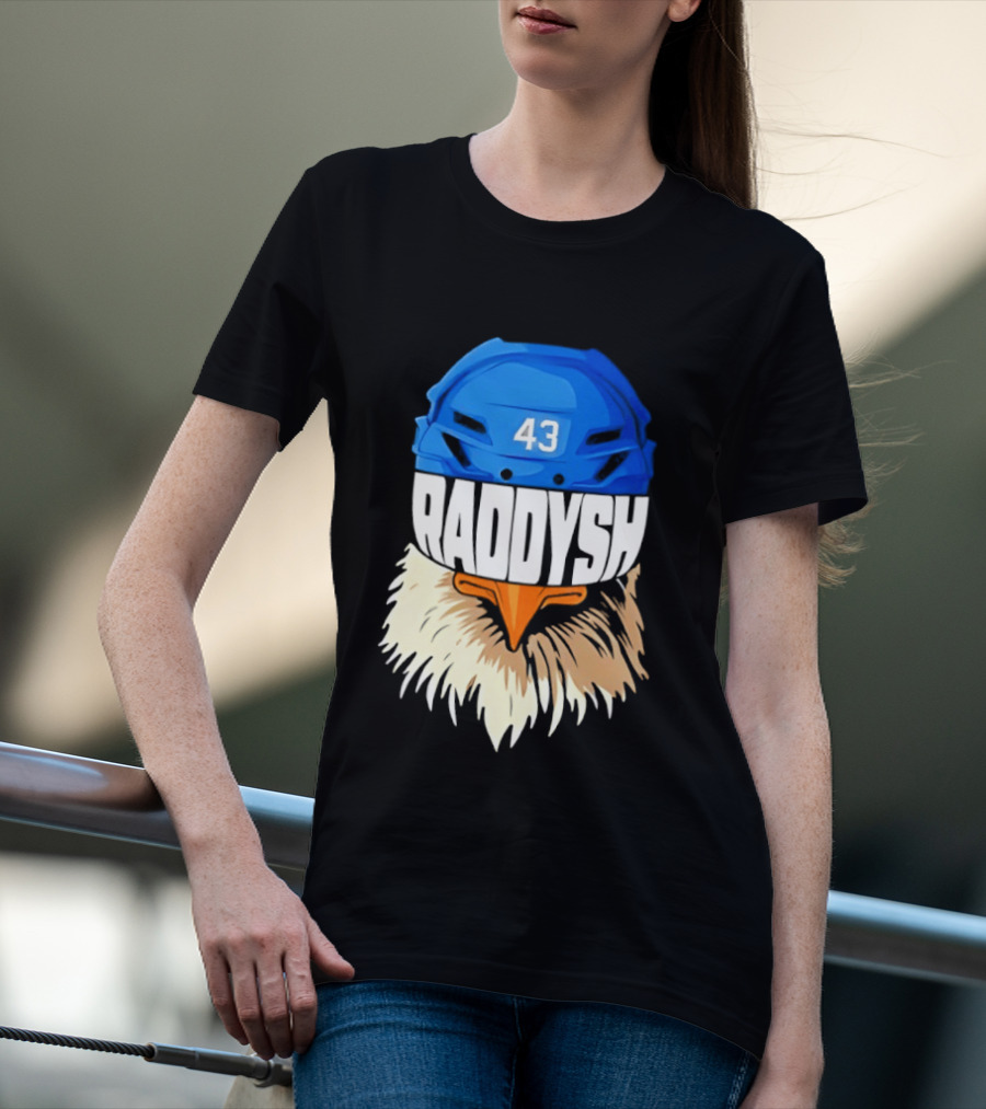 Tampa Bay Lightning Raddysh Bald Eagle 43 Helmet T-Shirt
