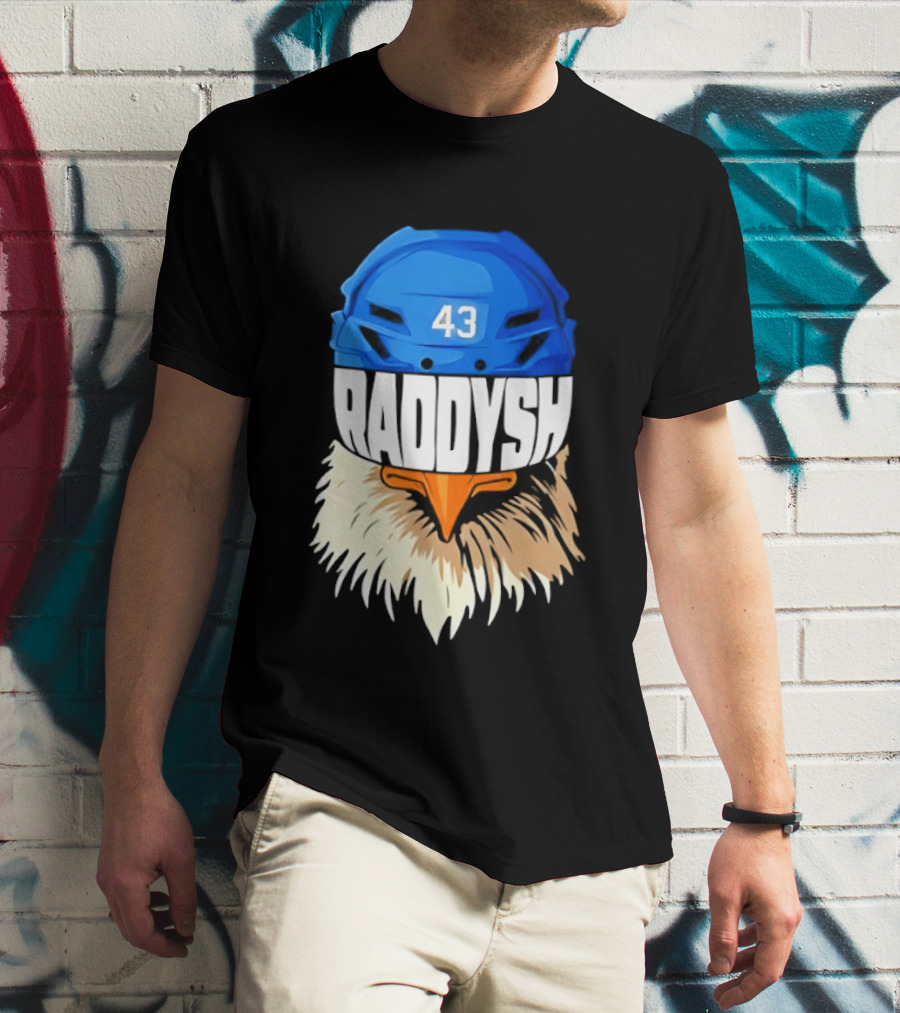 Tampa Bay Lightning Raddysh Bald Eagle 43 Helmet T-Shirt