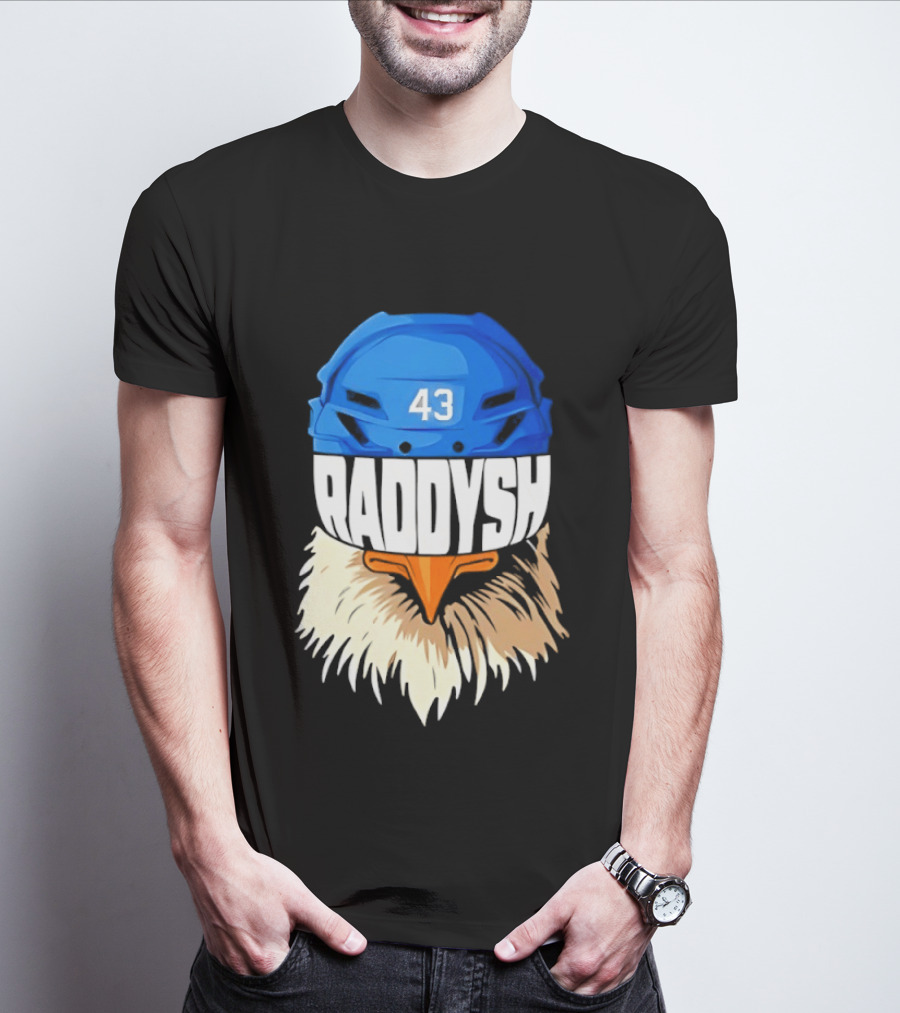 Tampa Bay Lightning Raddysh Bald Eagle 43 Helmet T-Shirt
