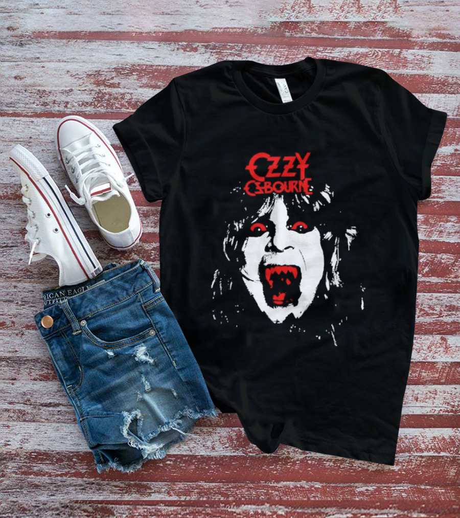 Ozzy Osbourne Vampire Horror Face T-Shirt