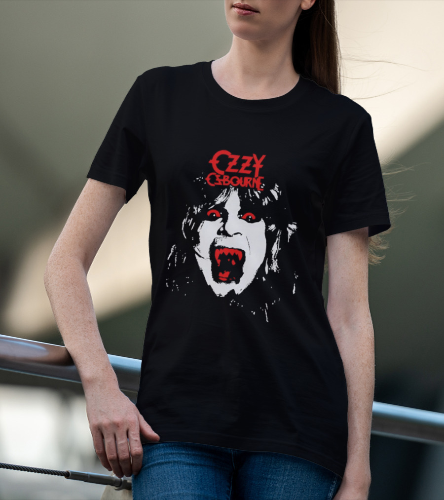 Ozzy Osbourne Vampire Horror Face T-Shirt