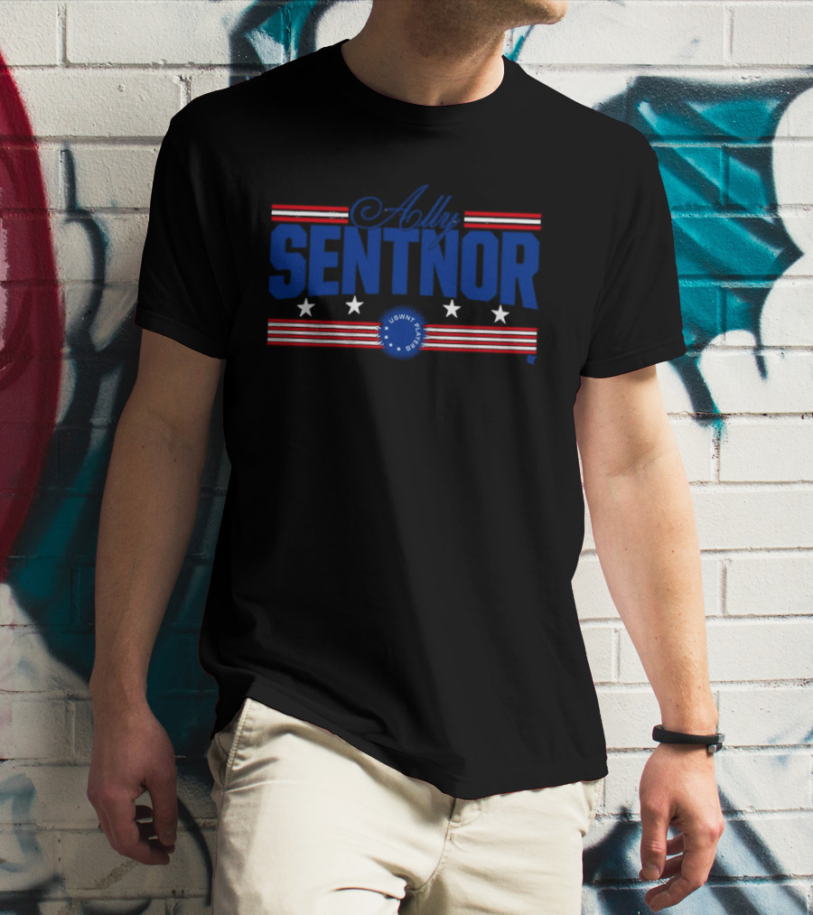 Ally Sentnor Stars And Stripes USWNT Player T-Shirt