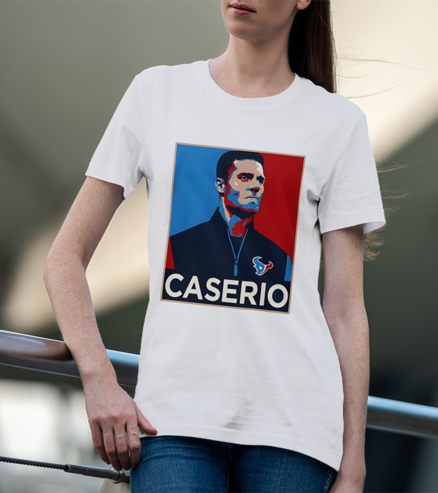 Caserio Houston Texans Bold Red Blue T-Shirt