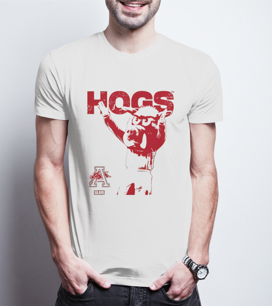 Arkansas Hogs Slam A Mode T-Shirt