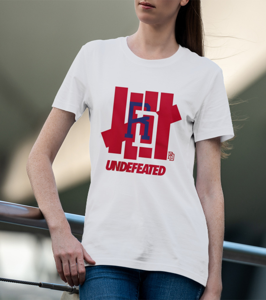 Dominican Republic Baseball RD Undefeated Red Blue T-Shirt