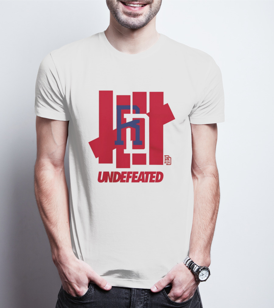 Dominican Republic Baseball RD Undefeated Red Blue T-Shirt