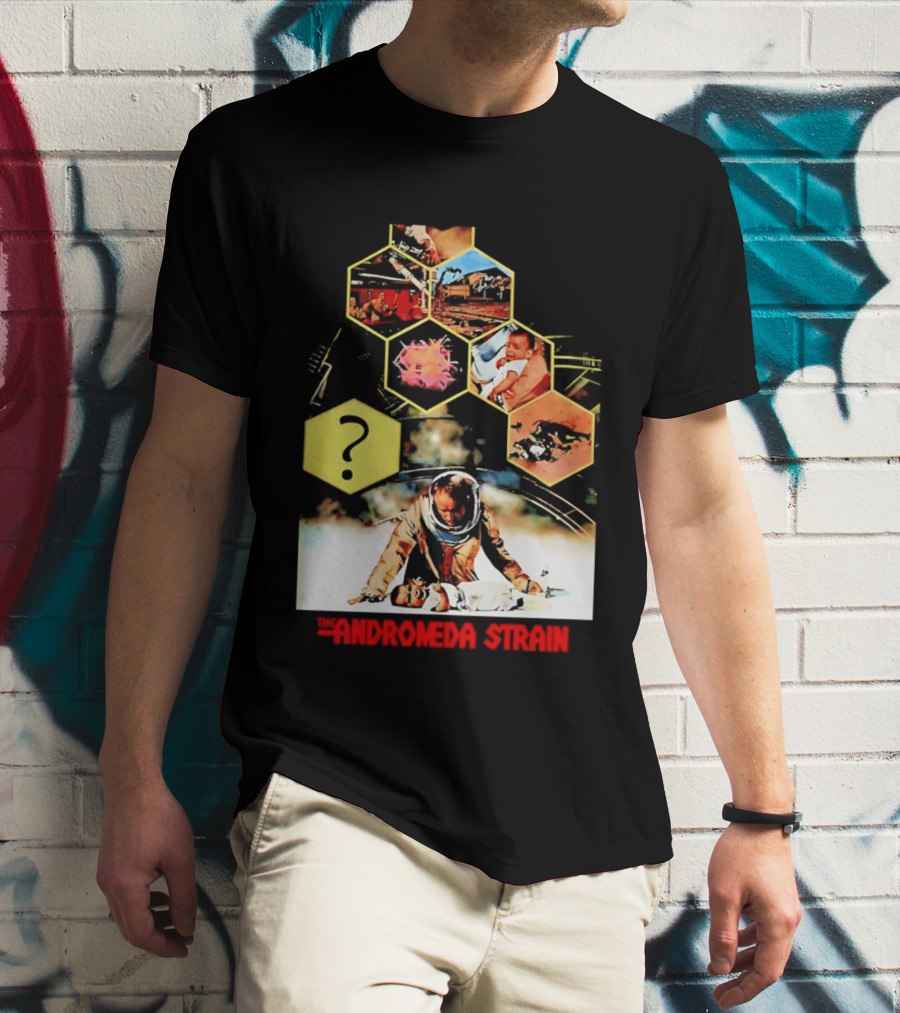 The Andromeda Strain Hexagonal Imagery And Mystery T-Shirt