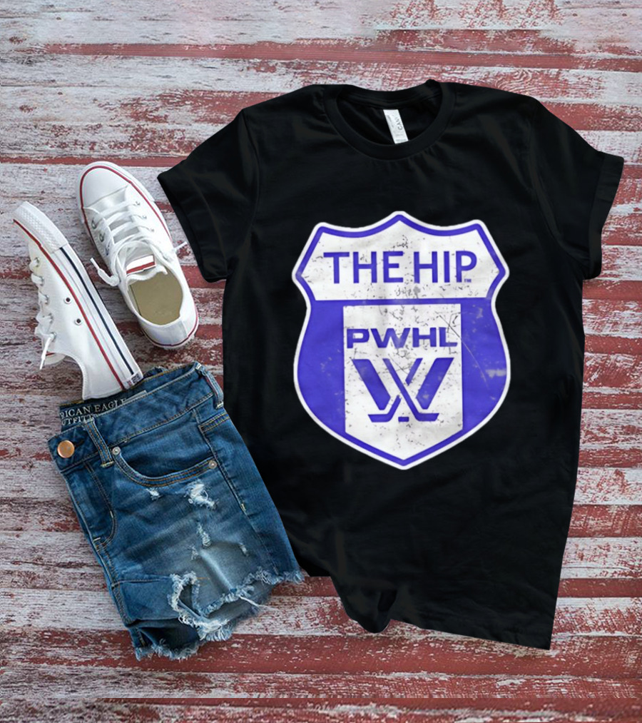 The Hip PWHL Hockey Badge Crest T-Shirt