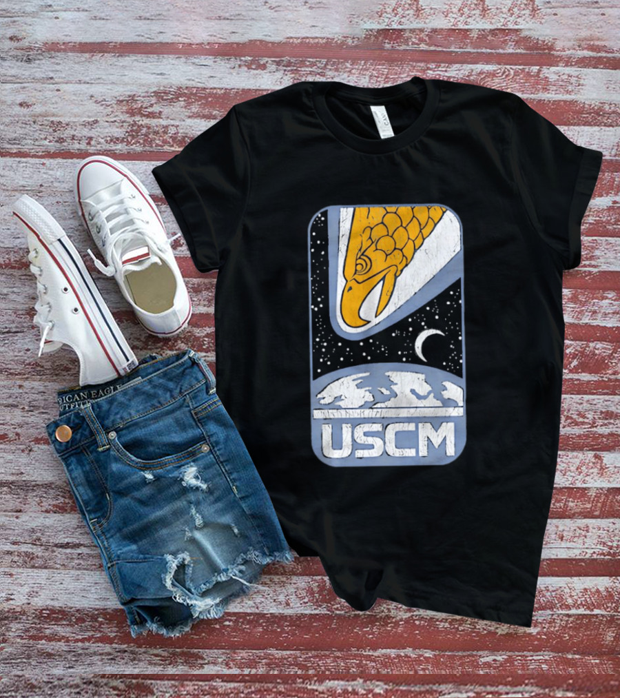 USCM Screaming Eagle Lunar Night Sky T-Shirt