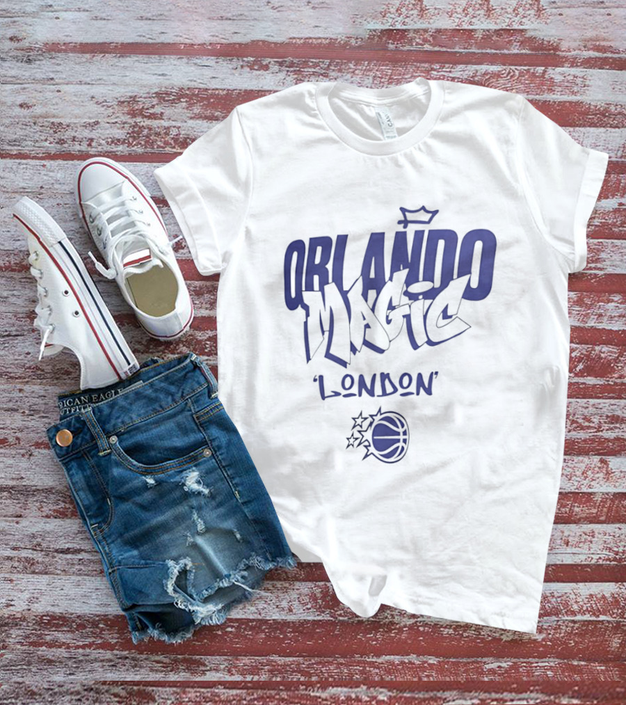 Orlando Magic London Basketball Team Branding T-Shirt
