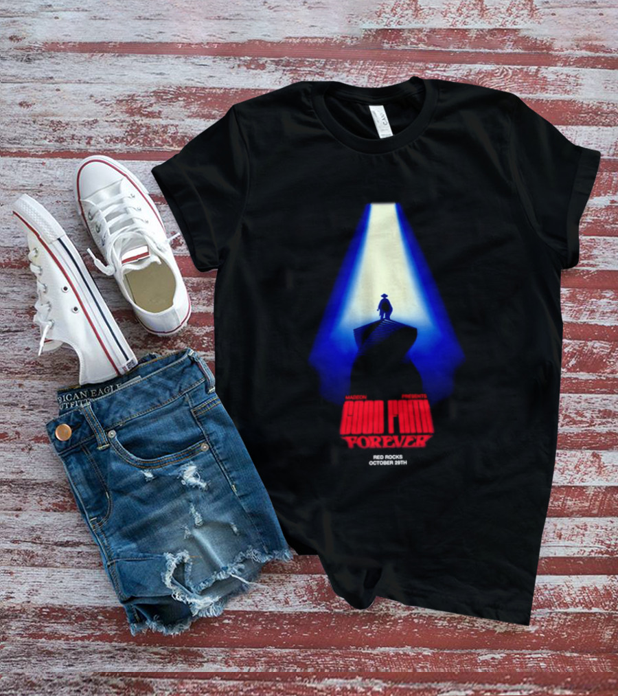 Good Faith Forever Madeon Presents Red Rocks October 29th T-Shirt