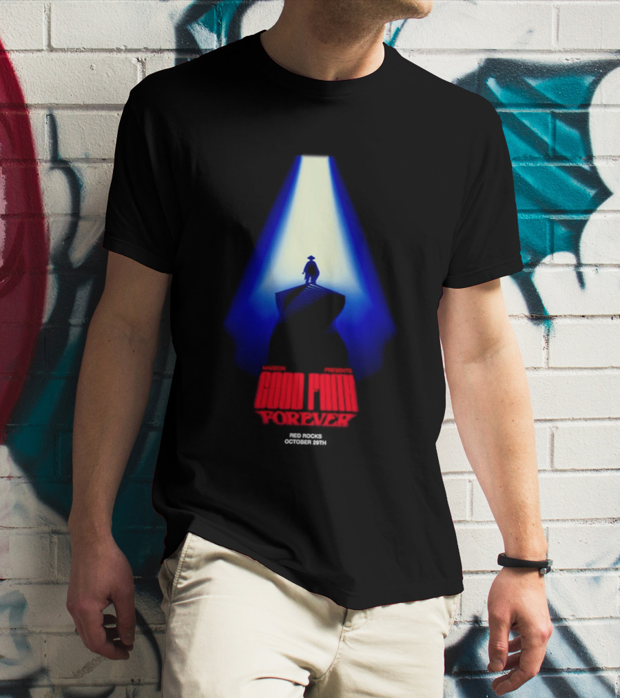 Good Faith Forever Madeon Presents Red Rocks October 29th T-Shirt