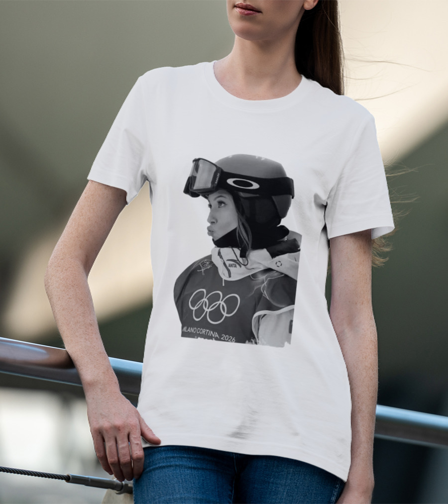Eileen Gu Olympic Freestyle Skiing Milano Cortina 2026 T-Shirt