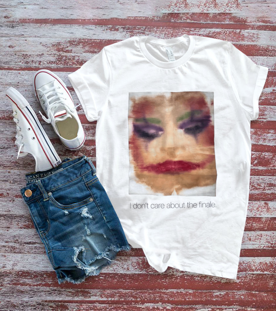 Joker I Don't Care About The Finale Abstract Face T-Shirt