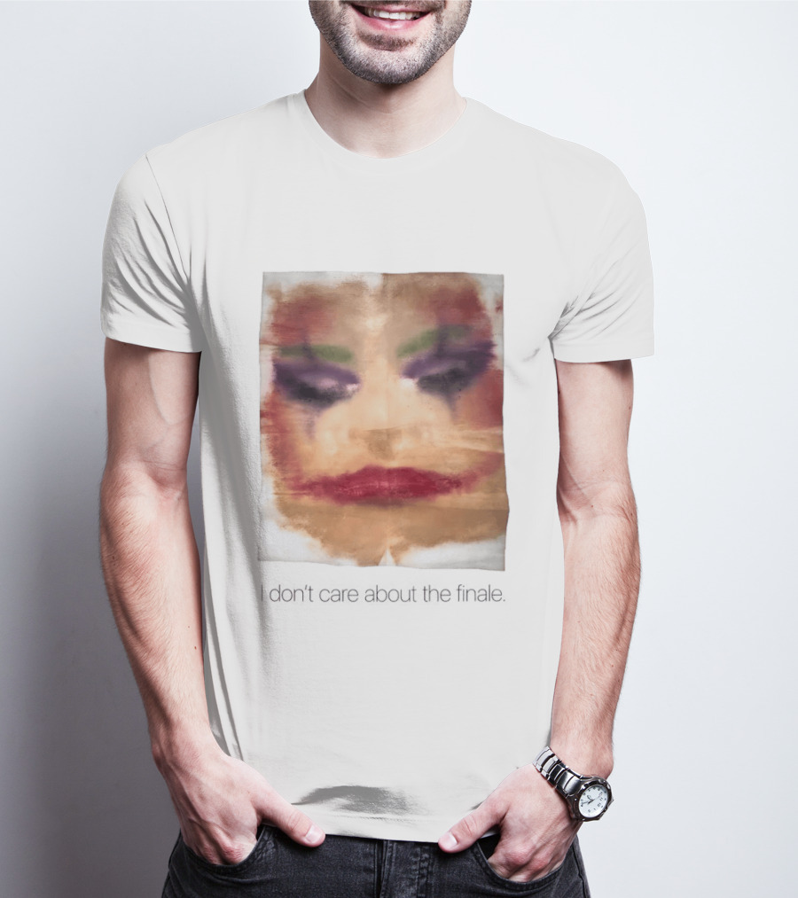 Joker I Don't Care About The Finale Abstract Face T-Shirt