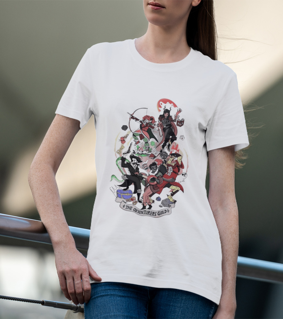 The Oxventurers Guild Fantasy Adventure Characters T-Shirt