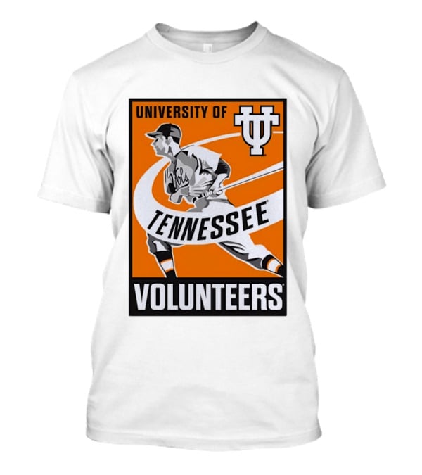University Of Tennessee Volunteers Baseball Batter Icon UT T-Shirt