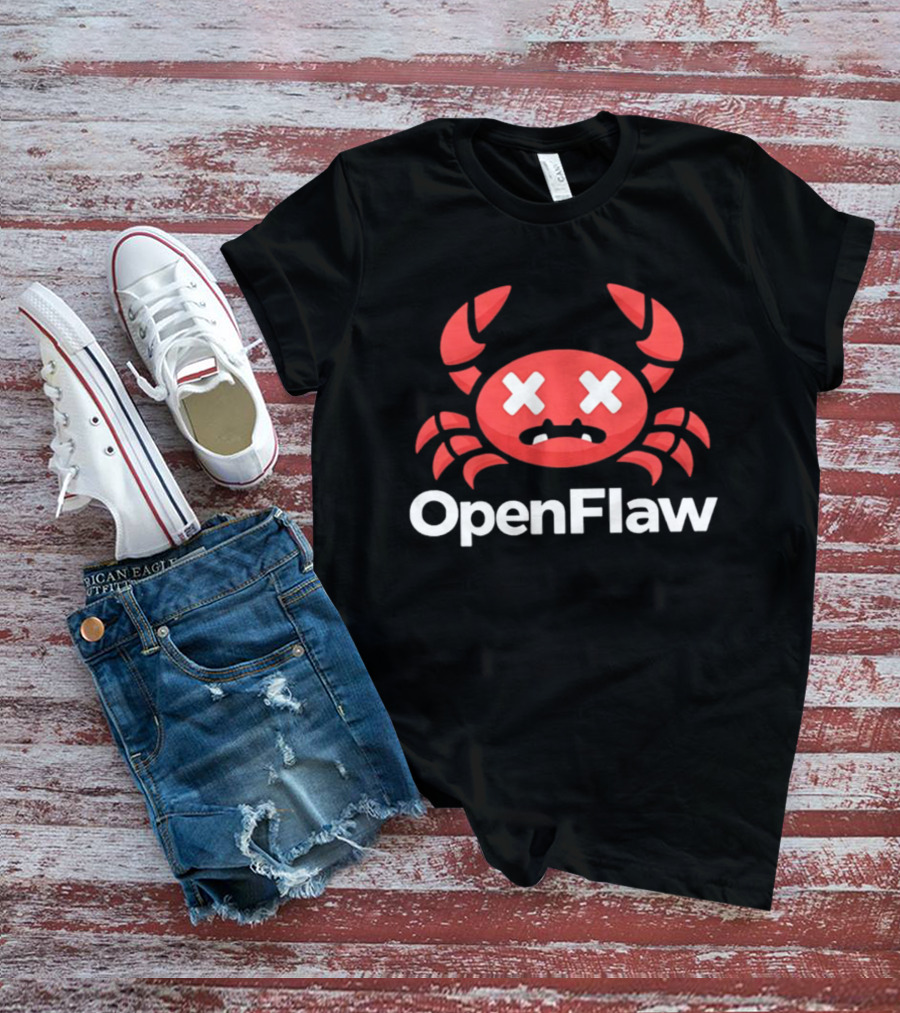 OpenFlaw Crab Icon With Cartoon Style And Fun Expression T-Shirt