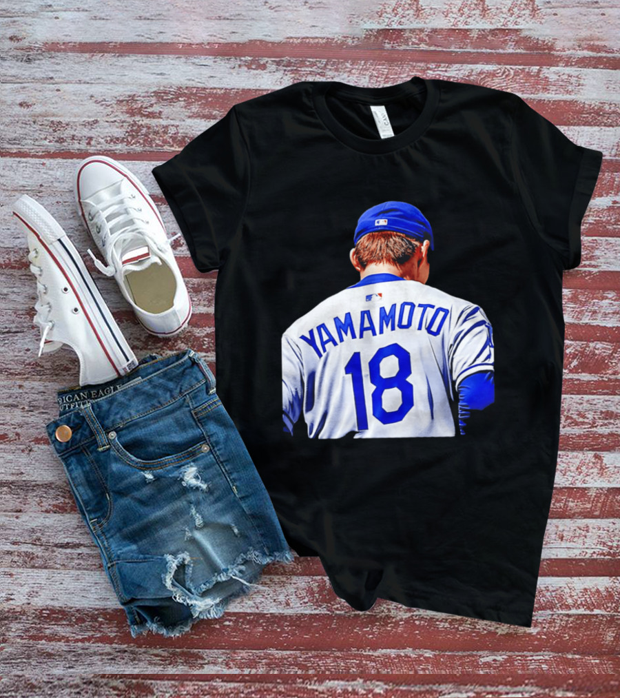 Yamamoto 18 Los Angeles Dodgers Baseball Jersey T-Shirt