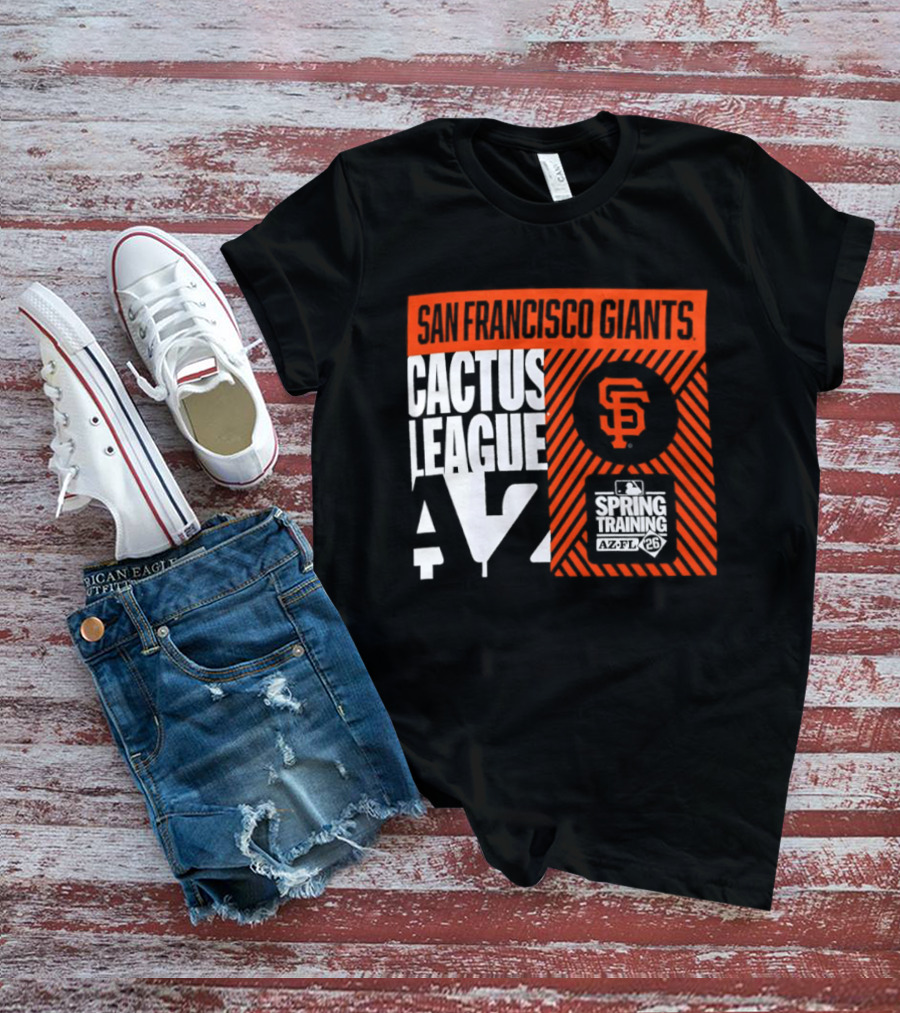 San Francisco Giants Cactus League AZ Spring Training 2026 SF T-Shirt