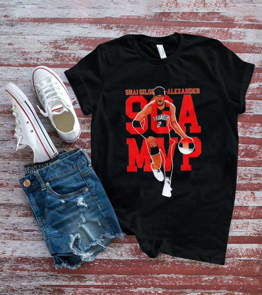 Shai Gilgeous Alexander SGA MVP Oklahoma City Thunder T-Shirt