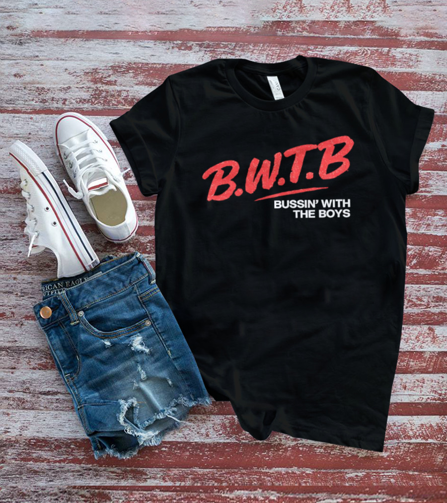 BWTB Bussin' With The Boys Retro Red T-Shirt