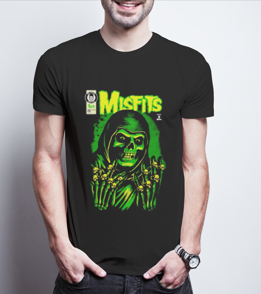 Misfits Crimson Ghost Reaper Emerald Hell Yesterdays WonderCon Anaheim 2026 Exclusives T-Shirt