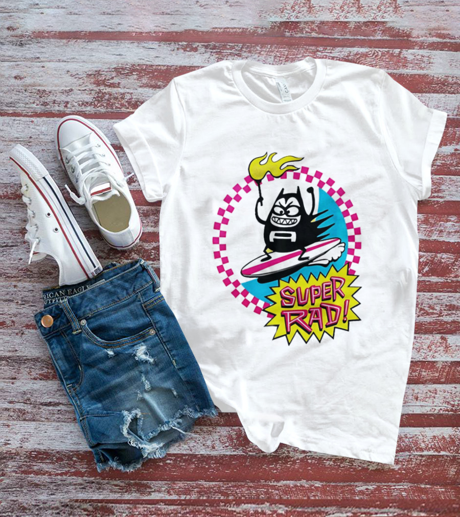 Aquabats Surfing Super Rad Flame Animated T-Shirt