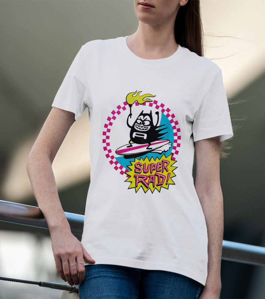 Aquabats Surfing Super Rad Flame Animated T-Shirt