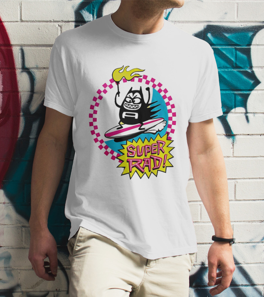 Aquabats Surfing Super Rad Flame Animated T-Shirt