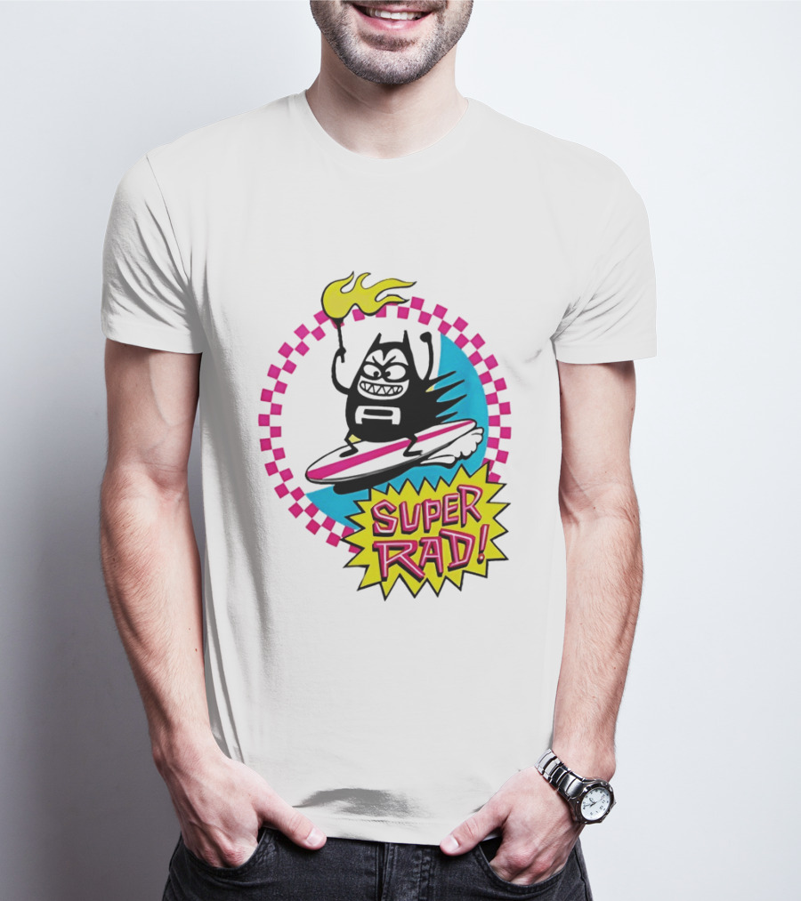 Aquabats Surfing Super Rad Flame Animated T-Shirt