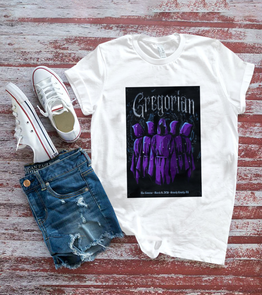 Gregorian March 8 2026 The Caverns Grundy County TN T-Shirt