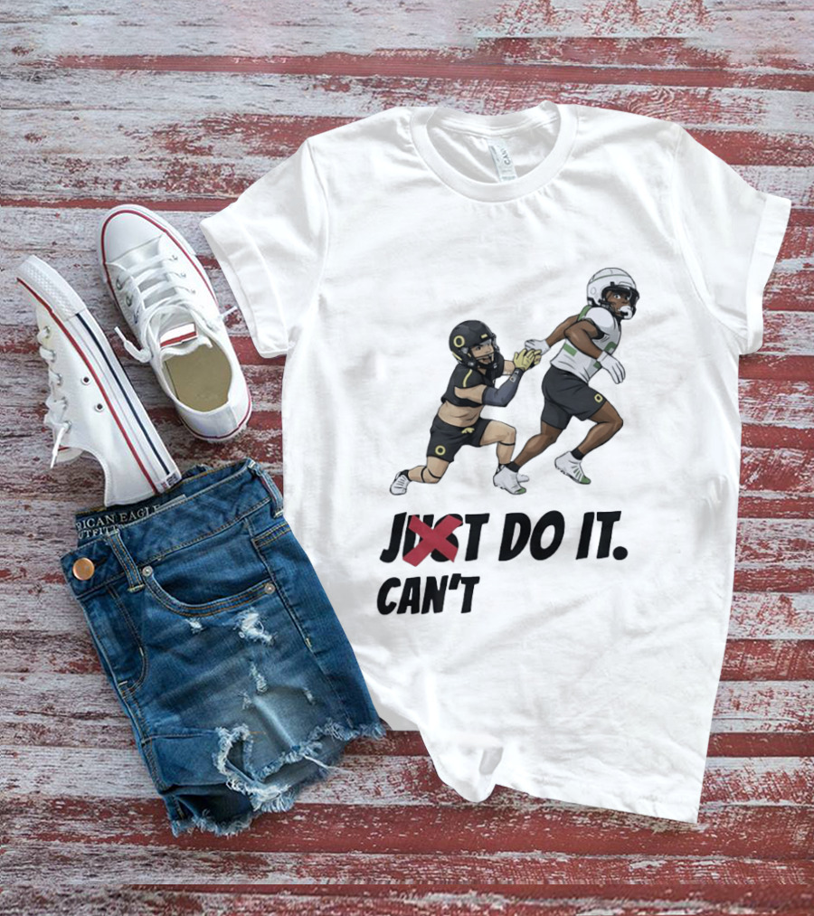 Just Can't Do It Football Players Chase In Action T-Shirt