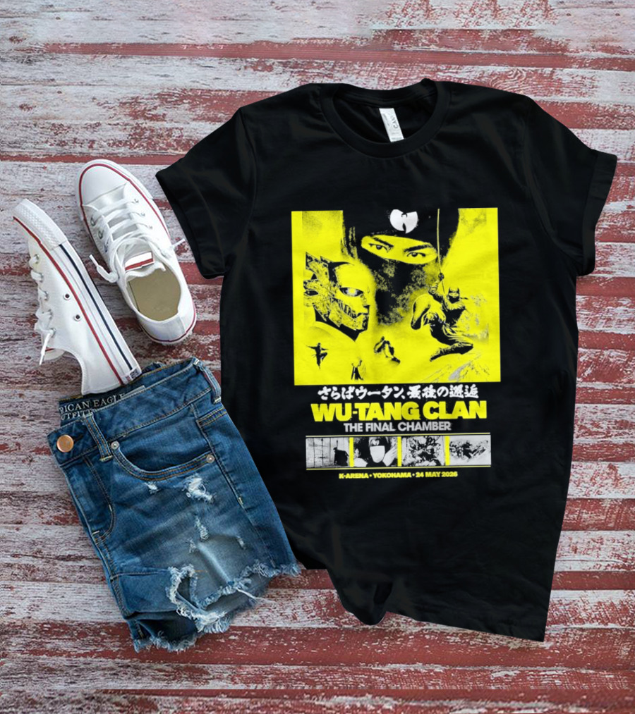 Wu Tang Clan Final Chamber Tour Yokohama Japan 2026 T-Shirt