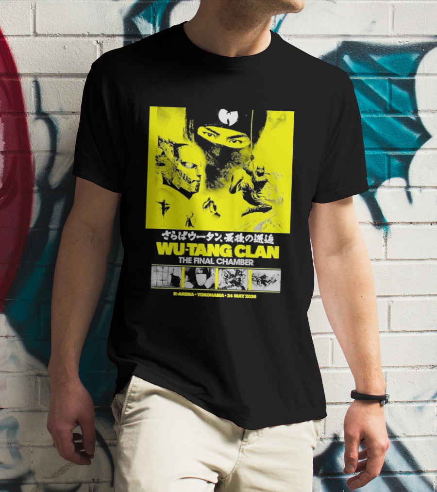 Wu Tang Clan Final Chamber Tour Yokohama Japan 2026 T-Shirt