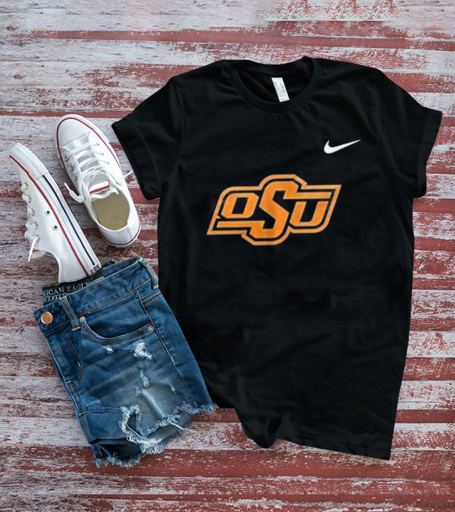 OSU Cowboy Football Pirates Paradise Night Black Nike T-Shirt