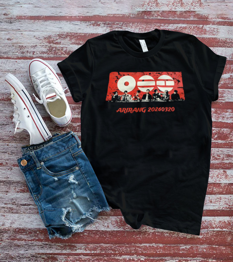 Arirang 20260320 BTS Circle Korean T-Shirt