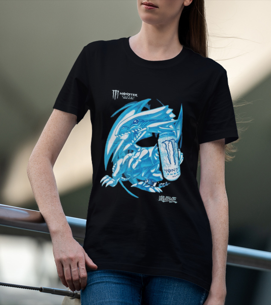 Blue Eyes White Dragon Monster Energy Zero Ultra Collaboration T-Shirt