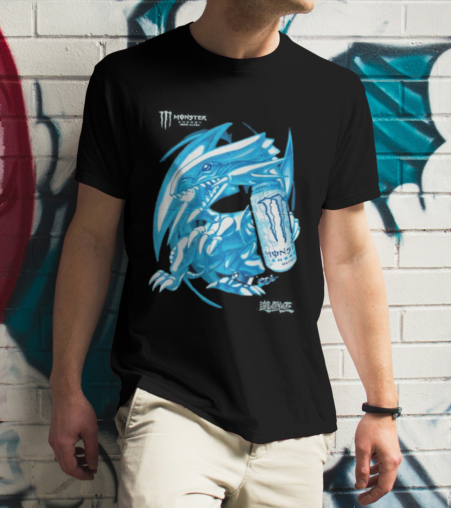 Blue Eyes White Dragon Monster Energy Zero Ultra Collaboration T-Shirt
