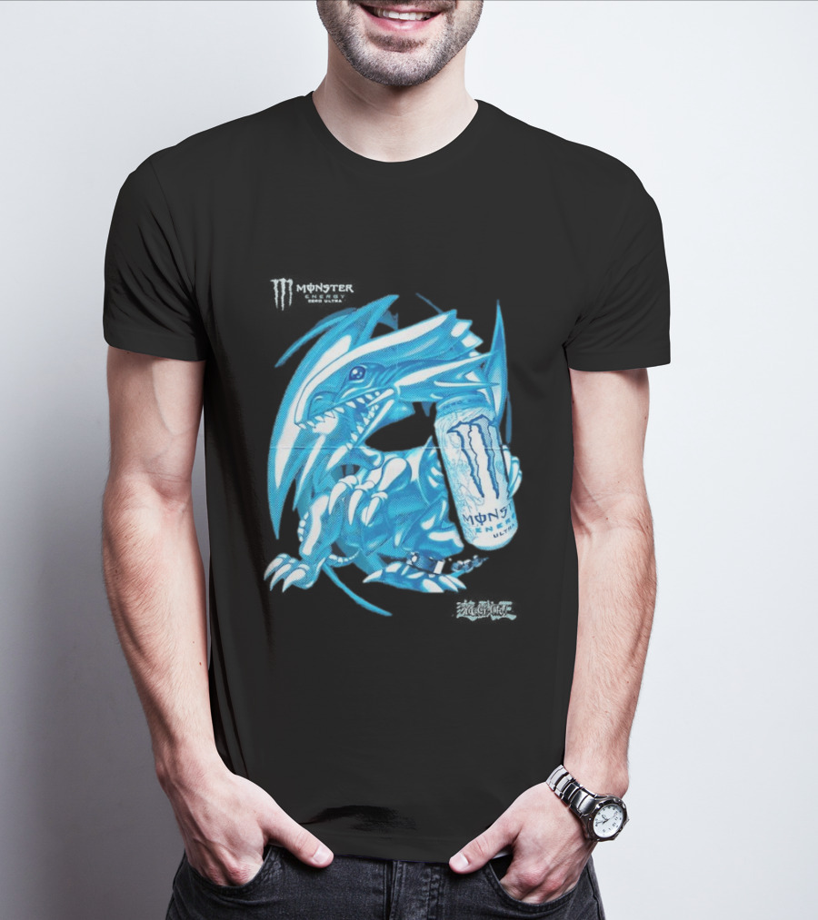 Blue Eyes White Dragon Monster Energy Zero Ultra Collaboration T-Shirt
