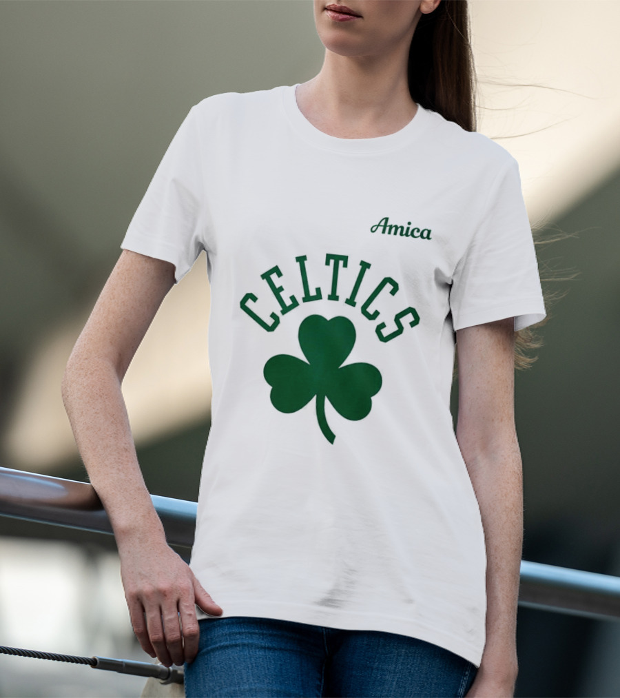 Celtics Amica Shamrock Tatum Back To 0 T-Shirt