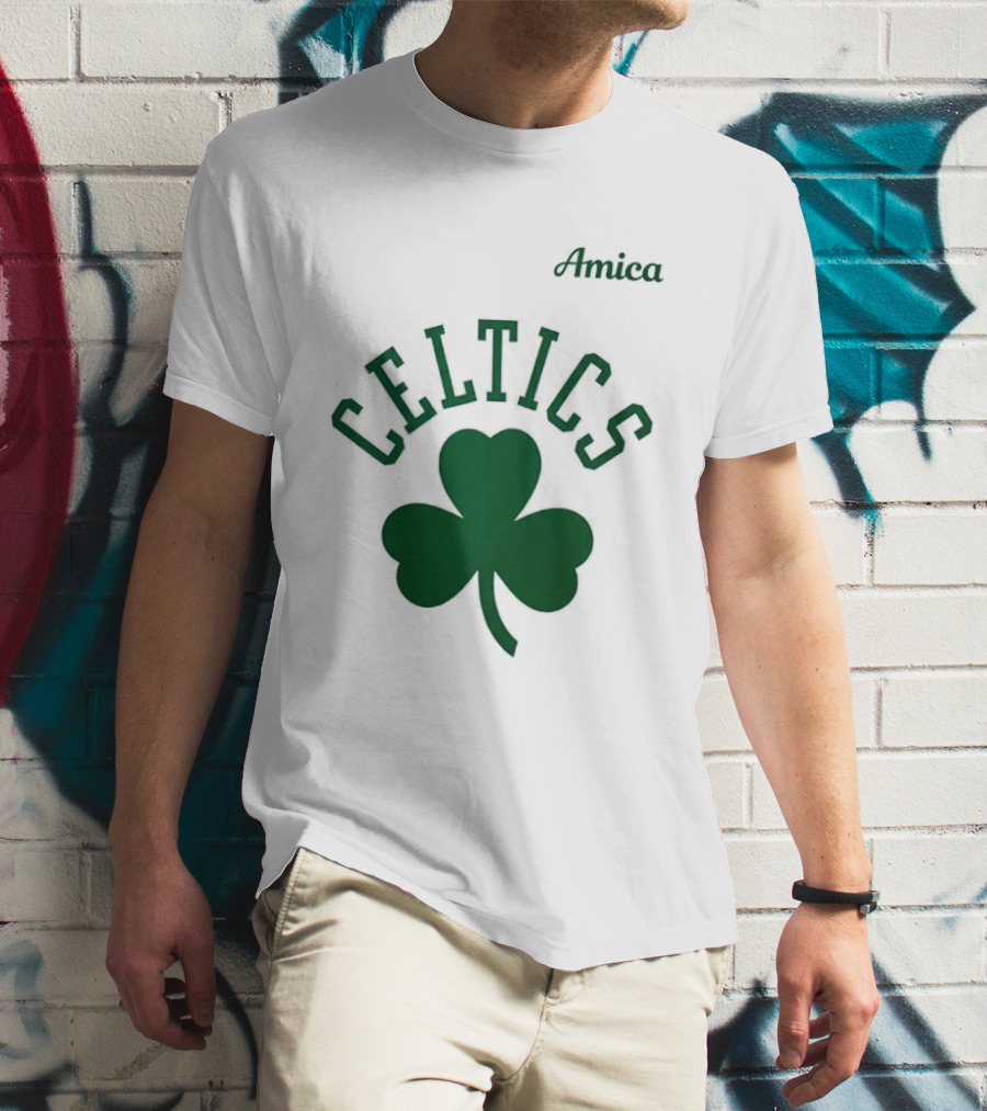 Celtics Amica Shamrock Tatum Back To 0 T-Shirt