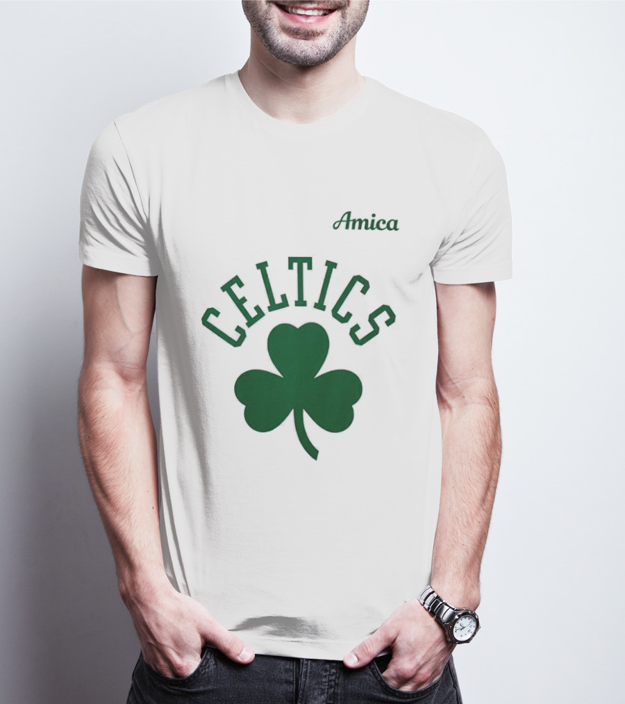 Celtics Amica Shamrock Tatum Back To 0 T-Shirt