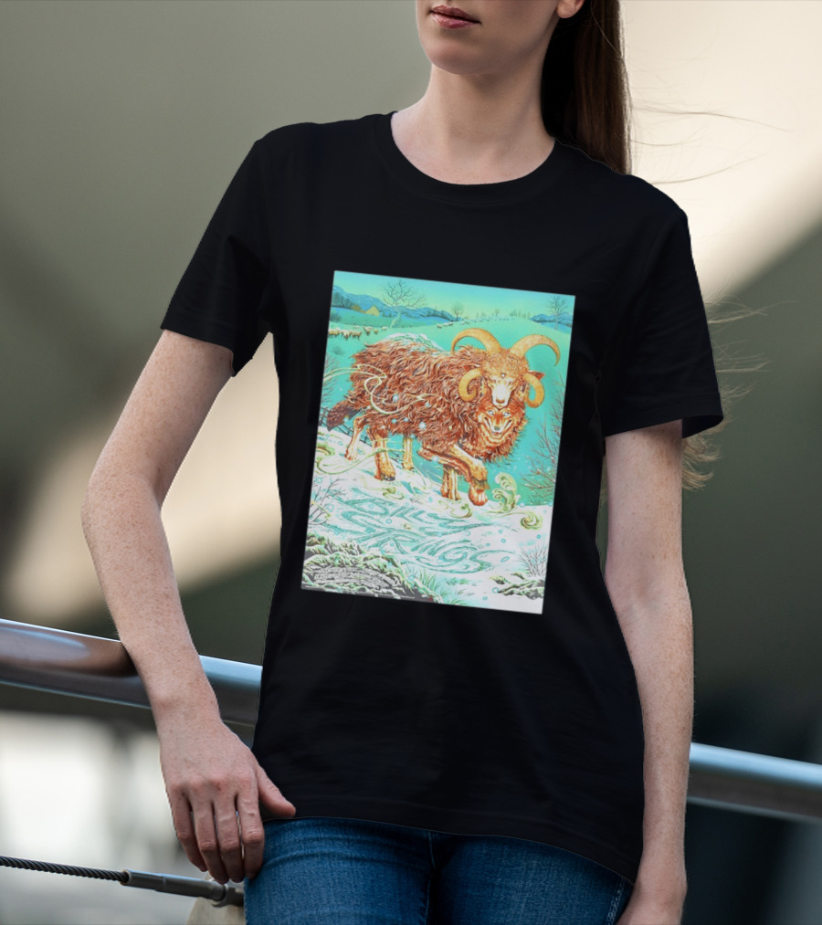Billy Strings Asheville North Carolina 2026 Sheep Face T-Shirt